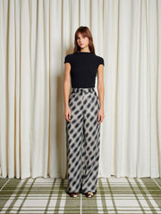 <b> Ghospell </b> Morven Check Trousers