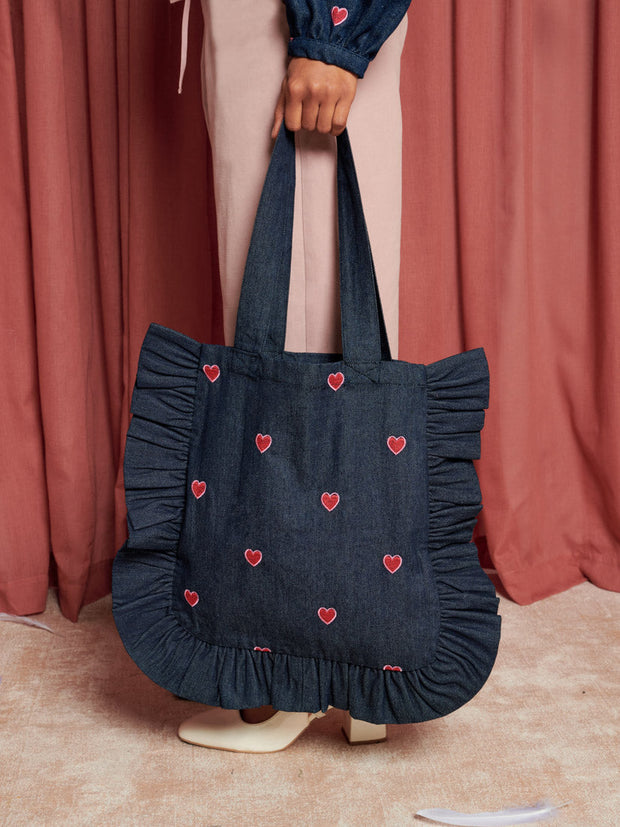 Perfect Match Denim Bag Blue Denim / Z