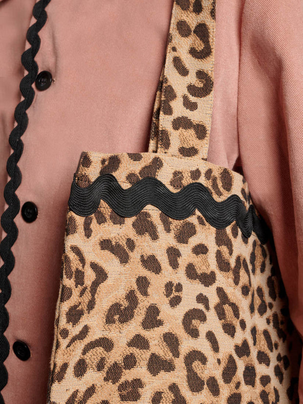 Cameron Leopard Tote Bag