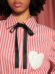 Sweethearts Stripe Shirt Flamingo Pink / Z