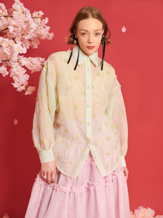 <b>DREAM</b> Eden Floral Oversized Shirt