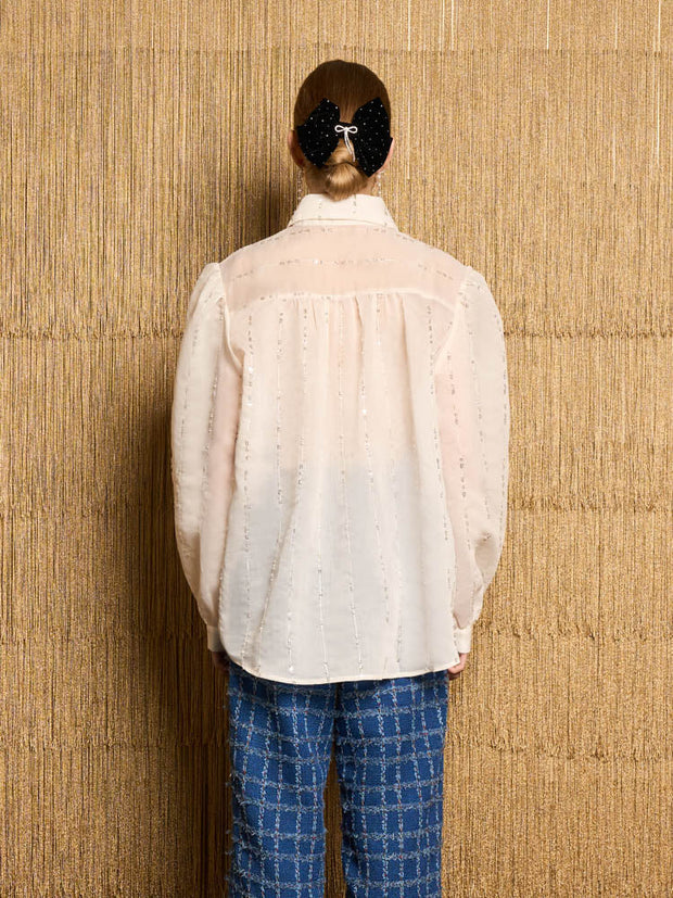 <b>DREAM</b> Lyrical Bead Oversized Shirt