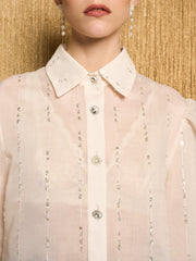 <b>DREAM</b> Lyrical Bead Oversized Shirt