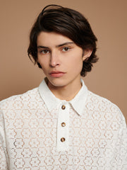 Neptune Lace Polo Shirt