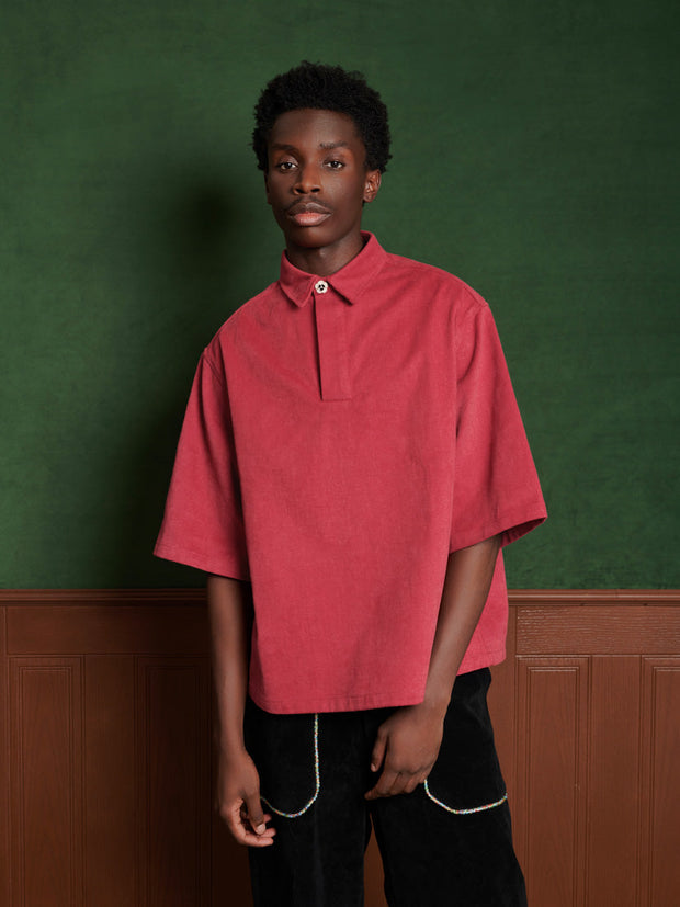 Joseph Boxy Shirt Redwood Red / Z