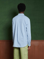 Penny Stripe Shirt Baby Blue / Z