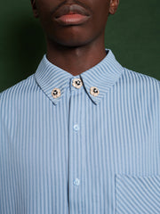 Penny Stripe Shirt Baby Blue / Z