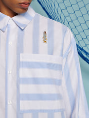 Fisher Stripe Shirt Bably Blue / Z