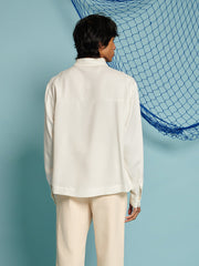 Sail Embroidered Shirt Pearl White / Z