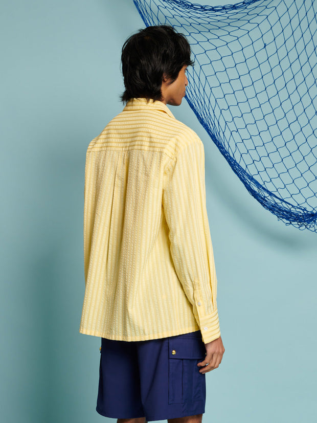 Seeger Stripe Shirt Pastel Yellow / Z