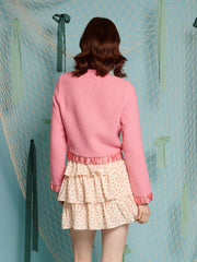 Mira Pearl Cardigan Raspberry Pink / Z