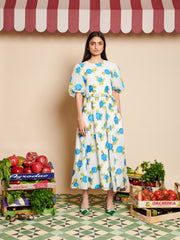 Orchard Jacquard Midi Dress