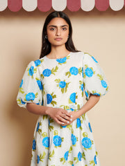 Orchard Jacquard Midi Dress