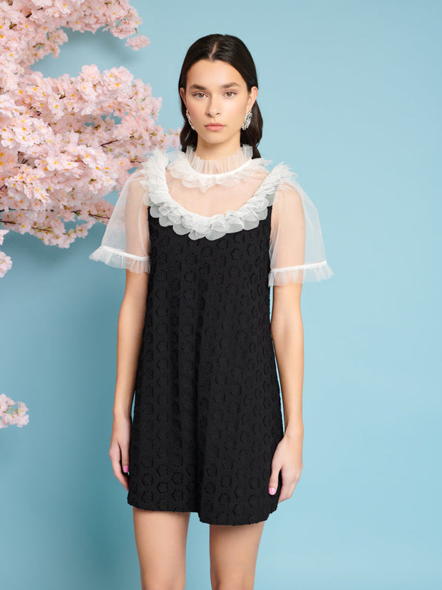 Mara Jacquard Mini Dress