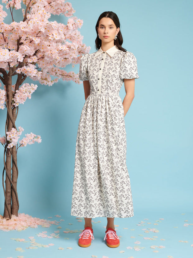 Ribbons Midi Dress