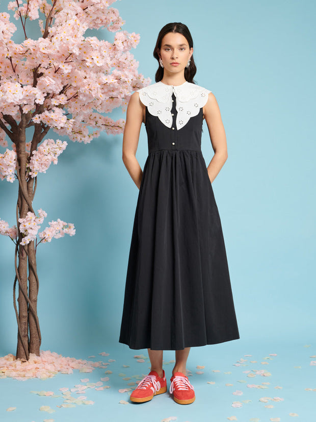 Ara Collar Midi Dress