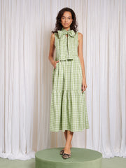 Stables Gingham Bow Dress