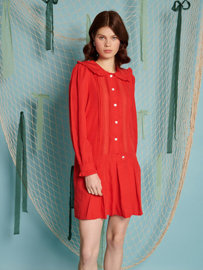 Cruise Mini Dress Vermillon Red / Z