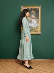 <b>DREAM</b> Nouveau Flower Midi Dress