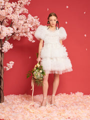 <b>DREAM</b> Fey Tulle Ruffle Dress