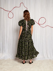 Fate Floral Maxi Dress Floral Black / Z