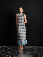 <b> Ghospell </b> Kora Check Midi Dress