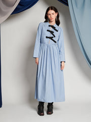 <b> Ghospell </b> Sheena Stripe Midi Dress