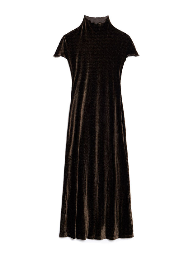 <b> Ghospell </b> Vaila Velvet Maxi Dress