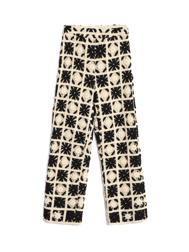 <b>Ghospell</b> Carla Crochet Trousers