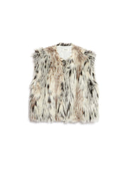 <b> Ghospell </b> Greer Faux Fur Gilet