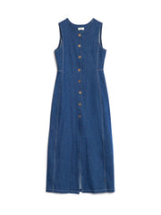 <b> Ghospell </b> Teo Denim Midi Dress