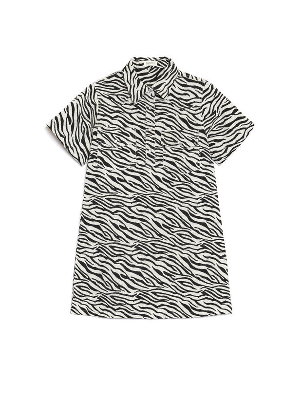 <b>Ghospell</b> Zia Zebra Mini Dress