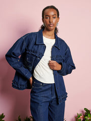 <b>DREAM</b> Rosie Denim Embroidery Jacket