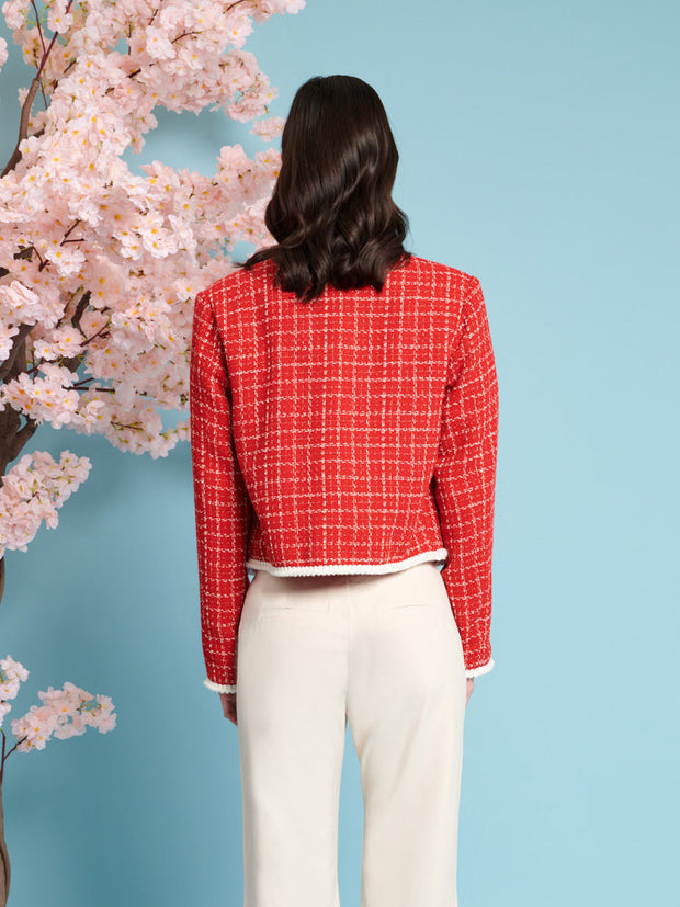 Sweet Cherry Tweed Jacket