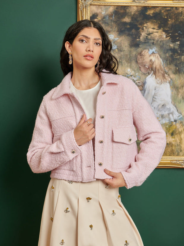 <b>DREAM</b> Pastel Cropped Jacket