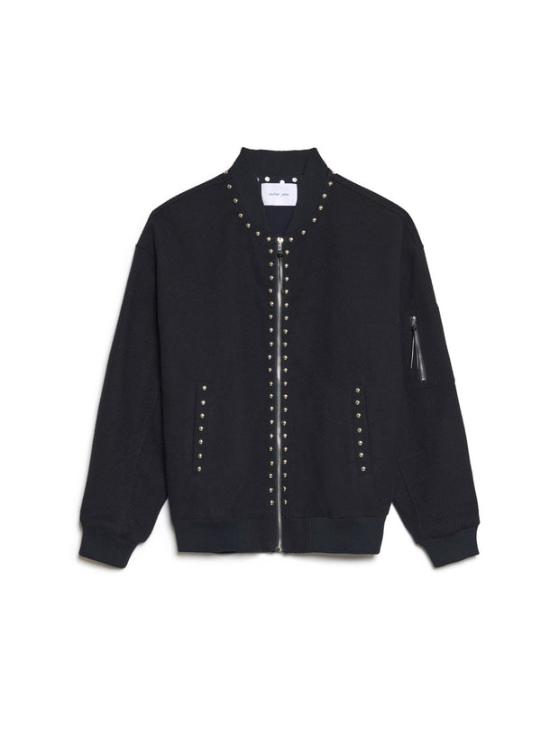 Milo Studded Bomber Jacket