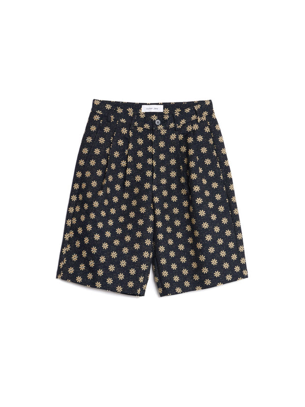 Buck Flower Tailored Shorts