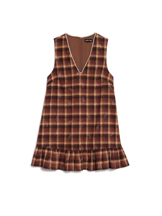 Escapade Check Mini Dress