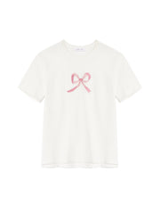 Rory Bow Embroidered T-shirt