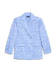 Sapphire Rose Jacquard Blazer