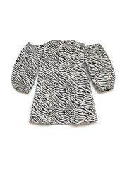 <b>Ghospell</b> Stevie Zebra Bandeau Dress