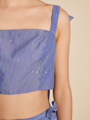 Ivy Stripe Crop Top