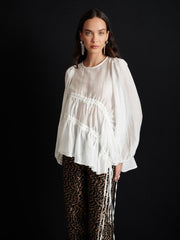 <b> Ghospell </b> Noor Ruched Top