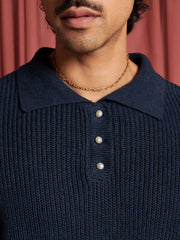 Lark Knitted Polo Shirt