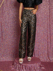 Rhythm Rose Jacquard Trousers