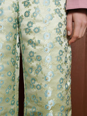 Marjorie Jacquard Trousers Smoke Green / Z