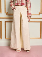 <b>DREAM</b> Creme Pearl Maxi Trousers