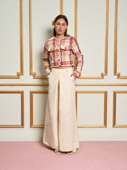 <b>DREAM</b> Creme Pearl Maxi Trousers