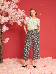 <b>DREAM</b> Flower Haze Wide Leg Trousers