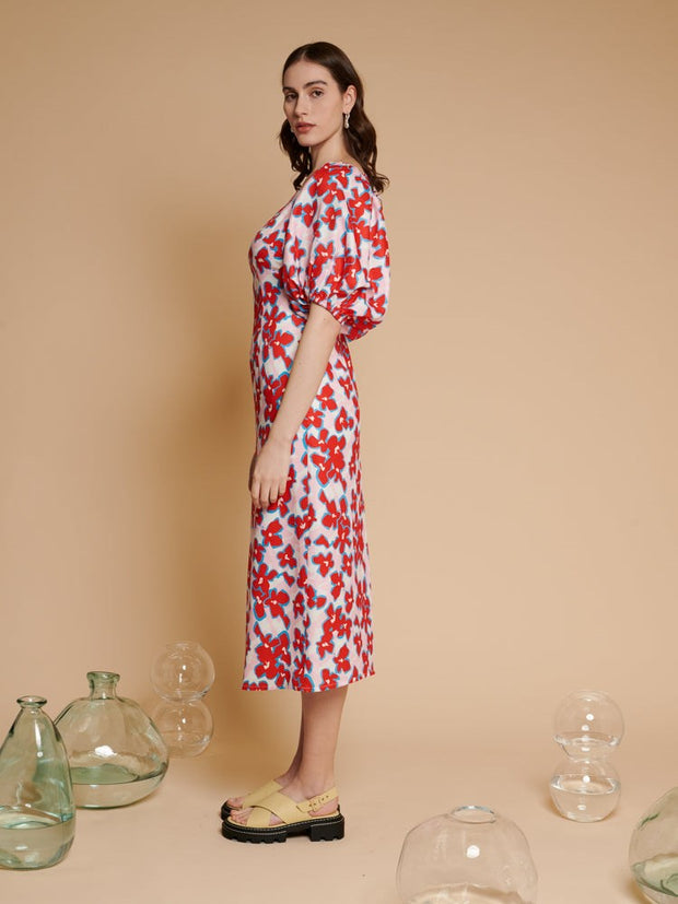 <b>Ghospell</b> Scout Floral Midi Dress